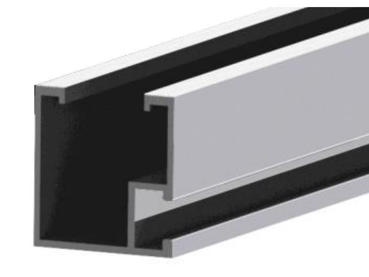 DualRack: Lite Rail 4700 mm - Silver